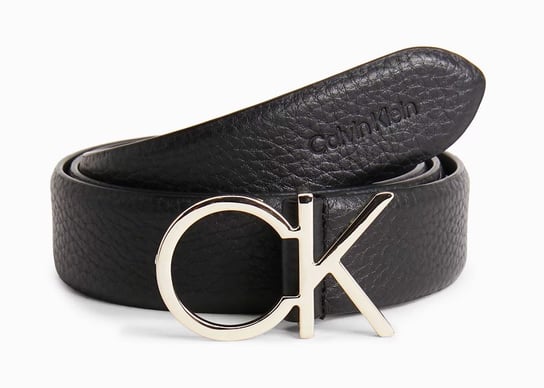 Calvin Klein Pasek K60K610413 80cm RE-Lock CK Logo Belt 30MM PBL Calvin Klein