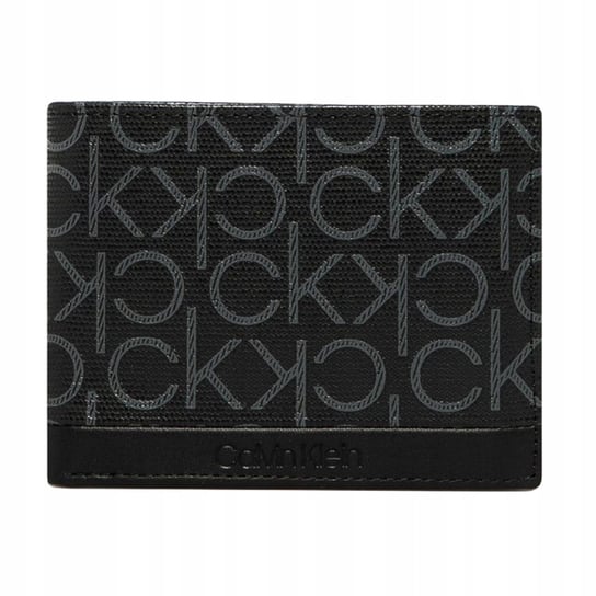 Calvin Klein Portfel Męski Trifold Black Mono Calvin Klein