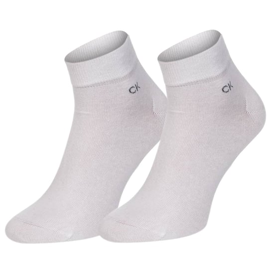 Calvin Klein Quarter 2PPK Socks 701218706-002 męskie skarpetki białe Calvin Klein