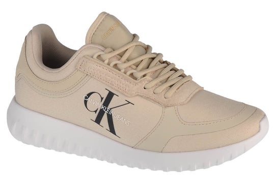 Calvin Klein Runner Laceup YW0YW00466-AEO, damskie sneakersy beżowe, rozmiar 39 Calvin Klein