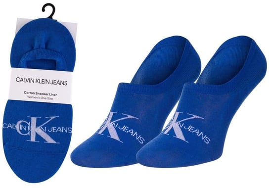 CALVIN  KLEIN SKARPETKI STOPKI 1 PARA BLUE 100001769 010 - Rozmiar: 37-41 Calvin Klein