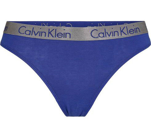 Calvin Klein Stringi Damskie Majtki Thong 1P Kobaltowe 000Qd3539E Cmb S Calvin Klein