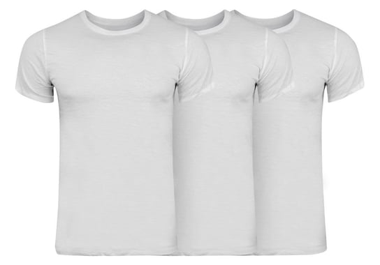 Calvin  Klein Trzypak 3 Pary Koszulka T-Shirt S/S Crew Neck 3Pk White Nb4011E 100 S Calvin Klein