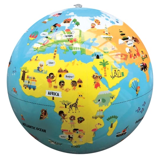 Caly, Globus Mali Podróżnicy piłka, 30 cm CALY