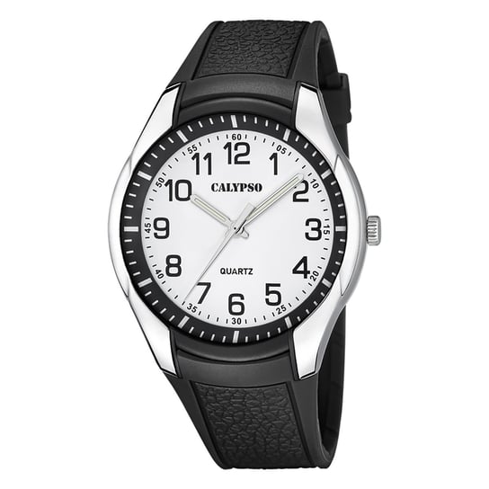 Calypso męski kauczukowy zegarek czarny Calypso Analogico UK5843/1 Calypso