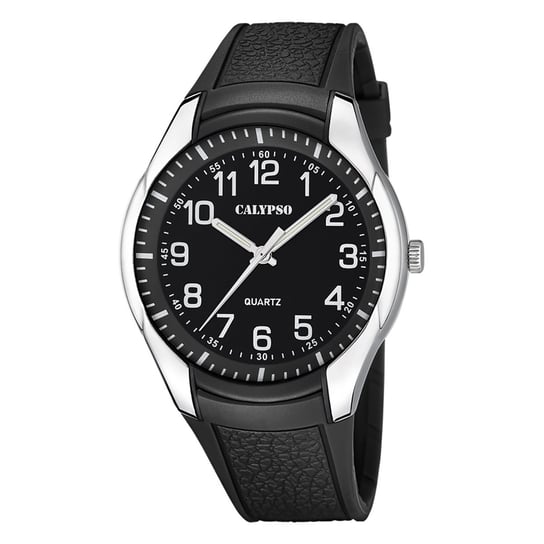 Calypso męski kauczukowy zegarek czarny Calypso Analogico UK5843/4 Calypso