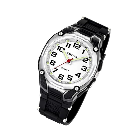 Calypso męski zegarek Analogico K5560/4 plastikowy PUR czarny UK5560/4 Calypso
