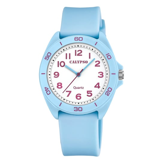 Calypso Młodzieżowy zegarek silikonowy jasnoniebieski Calypso Junior UK5833/4 Calypso