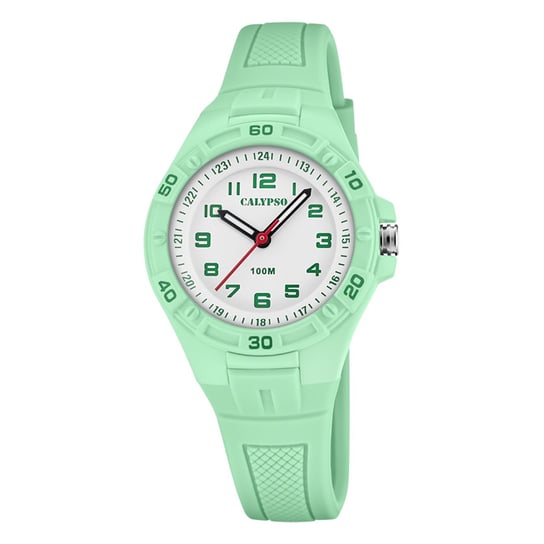 Calypso Młodzieżowy zegarek silikonowy miętowo-zielony Calypso Junior UK5832/1 Calypso
