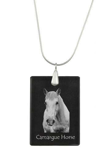 Camargue horse Kryształowy naszyjnik z koniem Inna marka