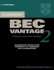 Cambridge BEC Vantage 2 Student's Book with Answers Opracowanie zbiorowe