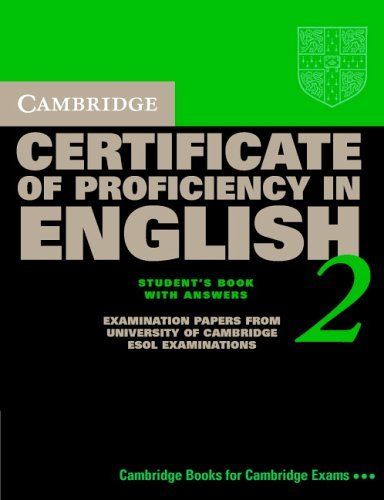 Cambridge Certificate of Proficiency in English 2 Student's Book with Answers Opracowanie zbiorowe