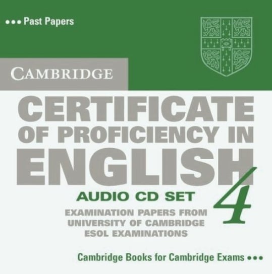 Cambridge Certificate of Proficiency in English 4 Audio CD Set Opracowanie zbiorowe