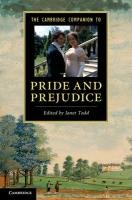 Cambridge Companions to Literature Todd Janet