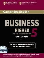Cambridge English Business 5 Higher Self-study Pack (student's Book with Answers and Audio CD) ESOL Cambridge