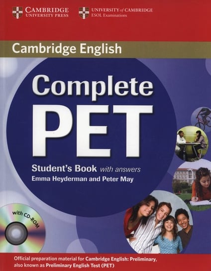 Cambridge English. Complete PET. Student's Book with answers + CD Heyderman Emma, May Peter