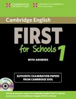 Cambridge English First for Schools 1 Self-study Pack (student's Book with Answers and Audio CDs (2)) Cambridge Esol