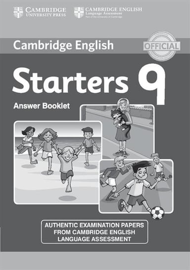 Cambridge English. Startes 9. Answers Booklet Opracowanie zbiorowe