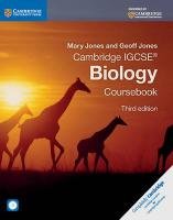 Cambridge IGCSE Biology Coursebook with CD-ROM Jones Geoff, Jones Mary
