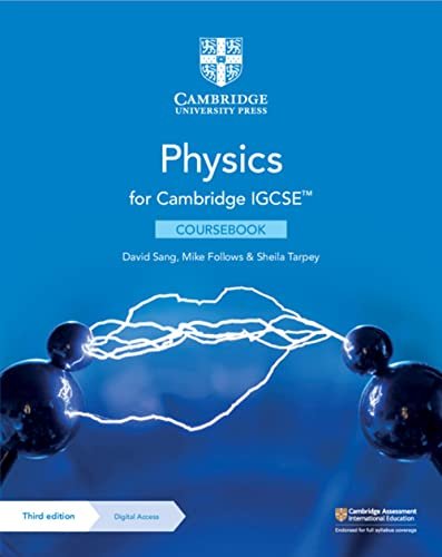 Cambridge Igcse™ Physics Coursebook With Digital Access Sang David