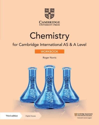 Cambridge International AS & A Level Chemistry Workbook with Digital Access Norris Roger, Mike Wooster