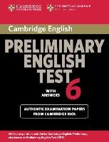 Cambridge Preliminary English Test 6 Student's Book with ans Cambridge Esol
