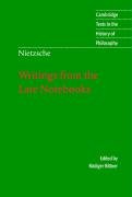Cambridge Texts in the History of Philosophy Nietzsche Fryderyk