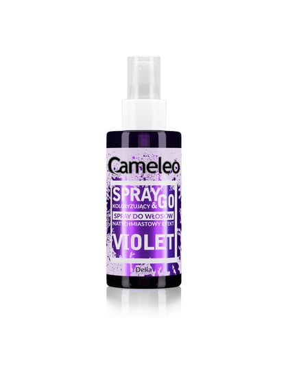 cameleo spray koloryzujący włosy fiolet 150ml Delia