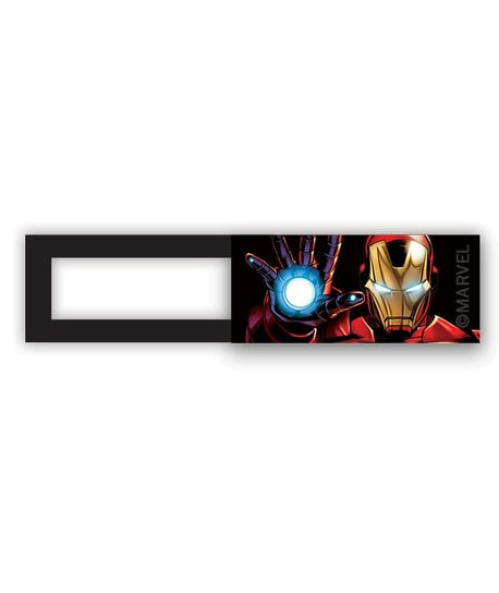 CAMERA COVER Zaślepka do kamery komputerowej  Iron Man 002 Marvel Czarny IRONMAN