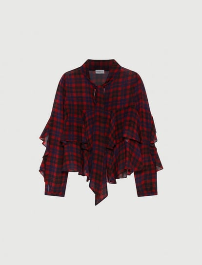 camicia donna rosso Inna marka