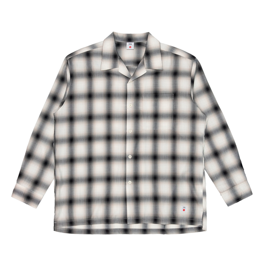 Camicia Uomo Edwin OPEN COLLAR JAPAN brown/grey Inna marka