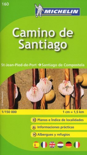 Camino de Santiago. Mapa 1:150 000 Michelin Travel Publications