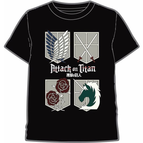 CAMISETA LOGOS ATTACK ON TITAN ADULTO Selecta