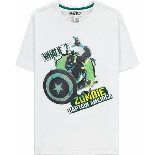 CAMISETA ZOMBIE CAPTAIN AMERICA WHAT IF...? MARVEL DIFUZED