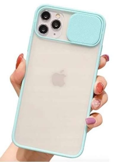 Camslider Bestphone, Silikonowe Etui Pokrowiec iPhone 12 Miętowy Bestphone