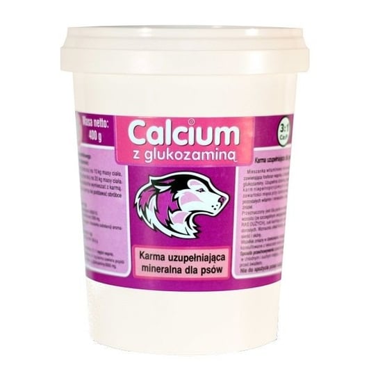 Can-Vit Calcium z glukozaminą COLMED, fioletowy, 400 g COLMED