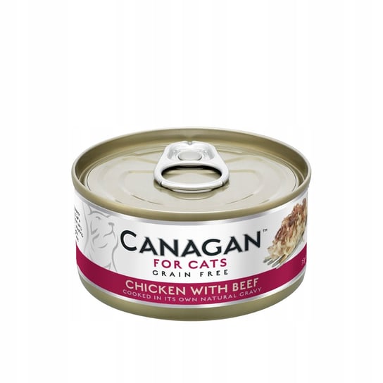 Canagan Mokra karma chicken with beef dla kota 75g Canagan