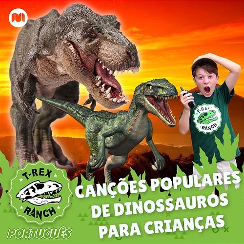 Canções Populares de Dinossauros para Crianças Parque de T-Rex para Crianças
