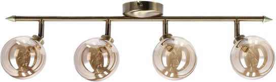 Candellux Rodia lampa podsufitowa 4x40W patyna/szkło bursztynowe 94-16560 Inna marka