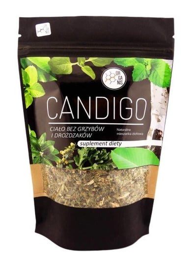 Candida Albicans - CandiGo zioła lecznicze, Suplement diety, 100 gram, Organis Organis