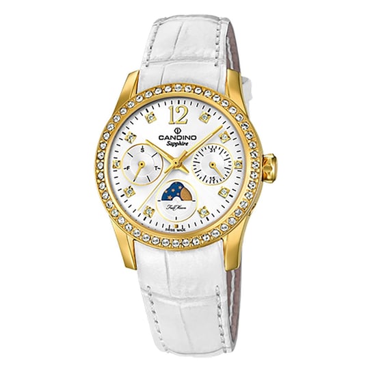 Candino zegarek damski Classic C4685/1 stal szlachetna biały UC4685/1 Candino