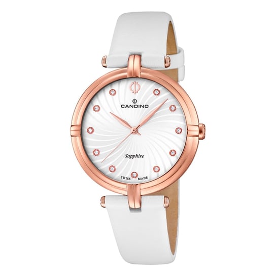 Candino zegarek damski Elegance C4600/3 stal szlachetna biały UC4600/3 Candino