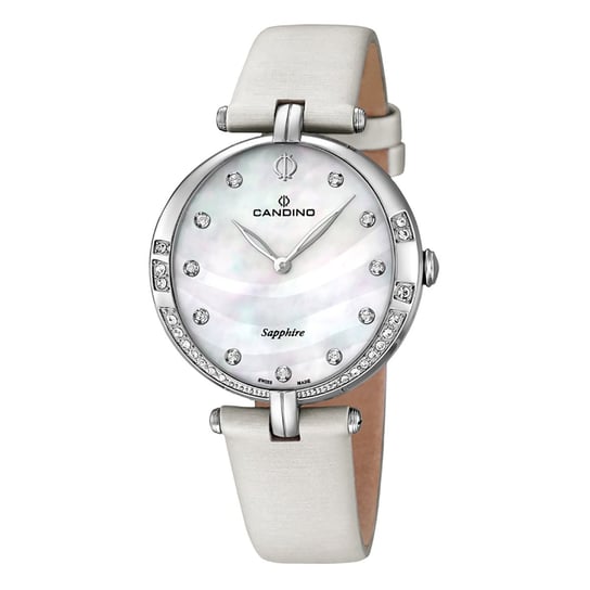 Candino zegarek damski Elegance C4601/1 zegarek na rękę stal nierdzewna kremowy UC4601/1 Candino