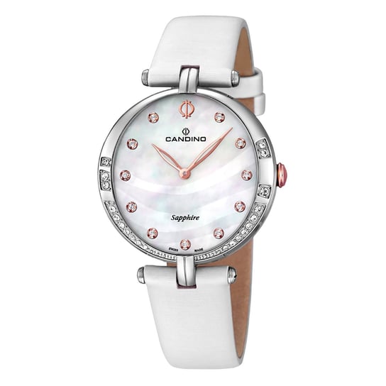 Candino zegarek damski Elegance C4601/2 stal szlachetna biały UC4601/2 Candino