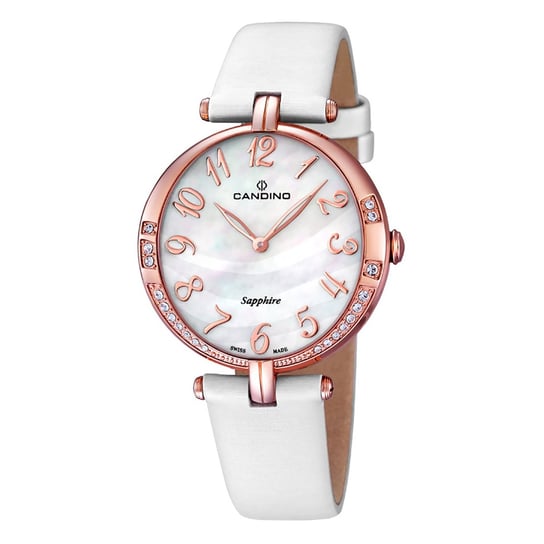 Candino zegarek damski Elegance C4602/2 stal szlachetna biały UC4602/2 Candino