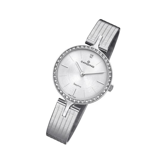 Candino zegarek damski Elegance C4646/1 stal szlachetna srebrny analogowy UC4646/1 Candino