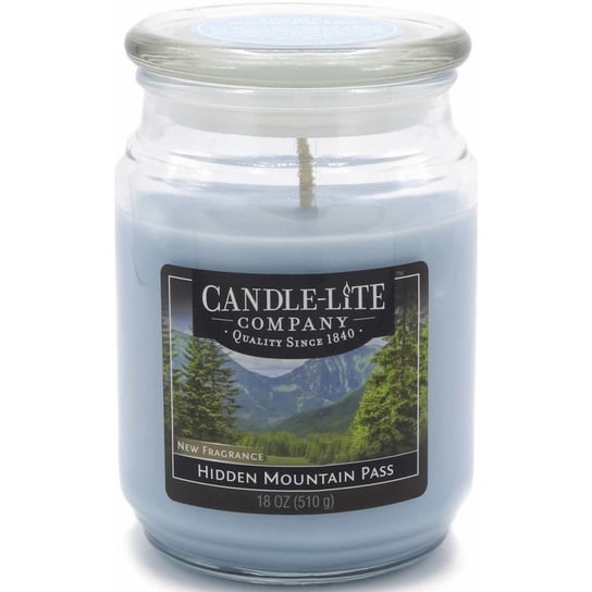 Candle-lite Everyday duża świeca zapachowa w szklanym słoju 18 oz 510 g - Hidden Mountain Pass Candle-lite Company