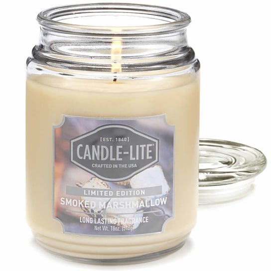 Candle-lite Everyday duża świeca zapachowa w szklanym słoju 18 oz 510 g - Smoked Marshmallow Candle-lite Company