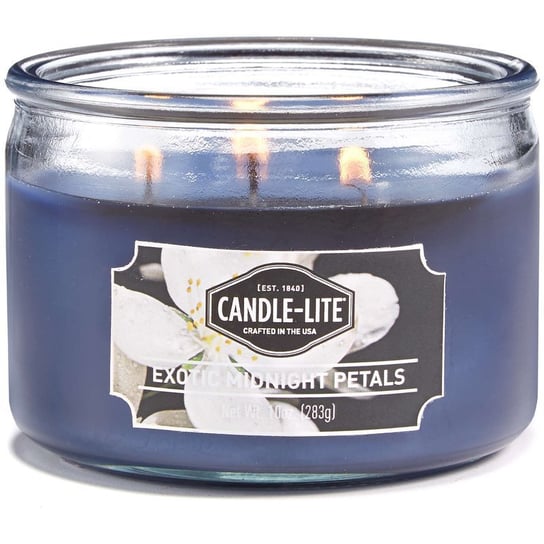Candle-lite Everyday średnia świeca zapachowa w szklanym słoju 10 oz 283 g - Exotic Midnight Petals Candle-lite Company