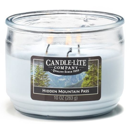Candle-lite Everyday średnia świeca zapachowa w szklanym słoju 10 oz 283 g - Hidden Mountain Pass Candle-lite Company